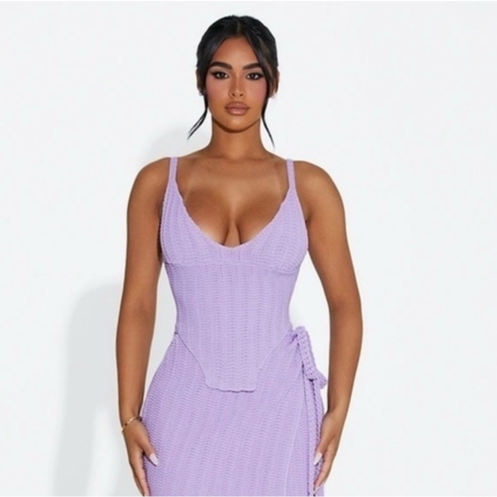 Naked Wardrobe Lavender Top and Maxi Skirt